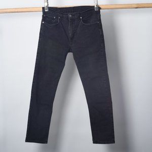 Pre-owned Men's Black Denim Levi's 502s 34 x 32